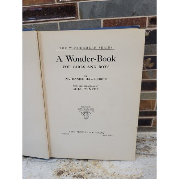 Antique A Wonder Book for Girls and Boys 1913 Windermere Series - Picture 2 of 6